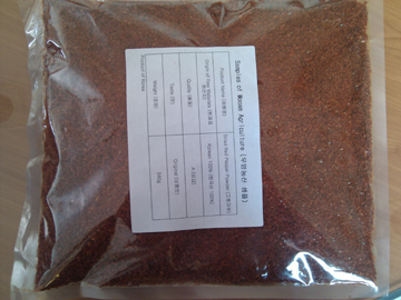 HACCP dried red pepper powder 1KG  Made in Korea